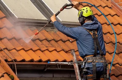 Démoussage et hydrofuge de toiture à Loucrup